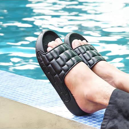 Men's Casual EVA Slide Slippers-Balmain Black