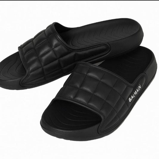 Men's Casual EVA Slide Slippers-Balmain Black
